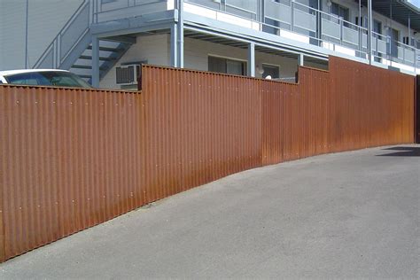 fencing sheet metal|corrugated steel panels for fencing.